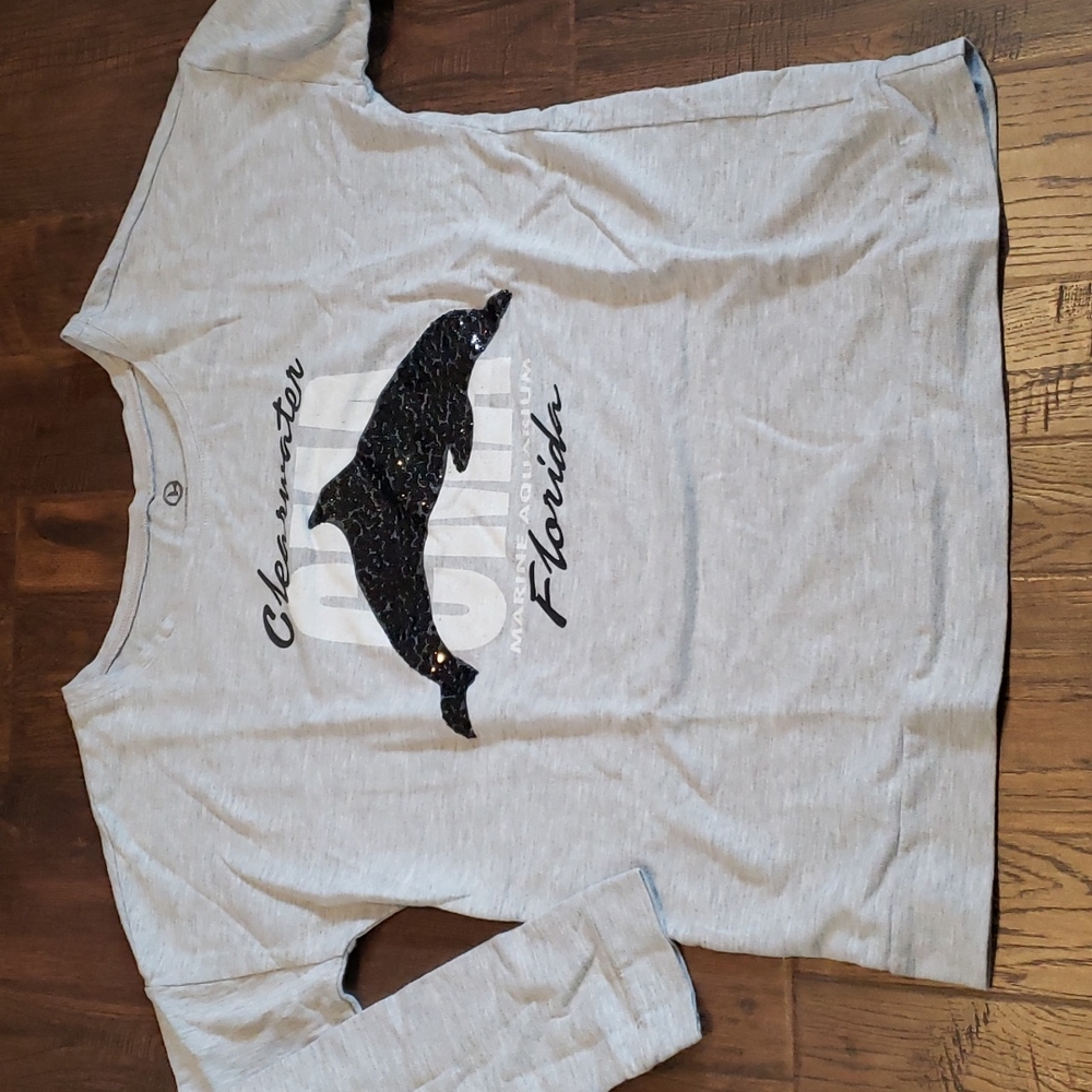 Clearwater Aquarium long sleeve tee